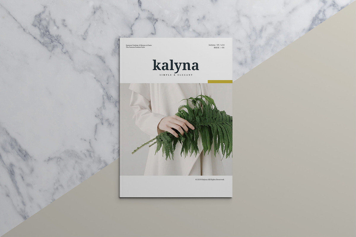 KALYNA - Fashion Lookbook & Magazine, a Magazine Template by Indotitas (Photo 1 of 8)