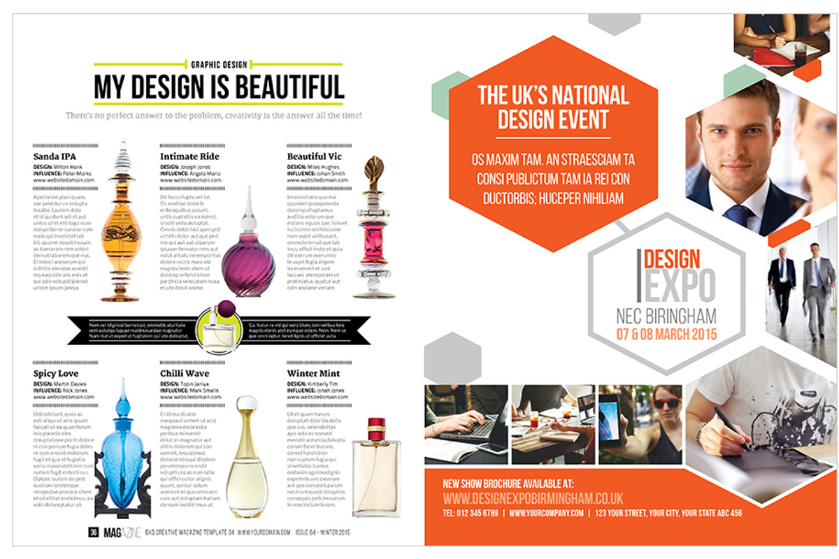 Magazine Template InDesign 05, a Magazine Template by Love Graphic Design (Photo 27 of 34)