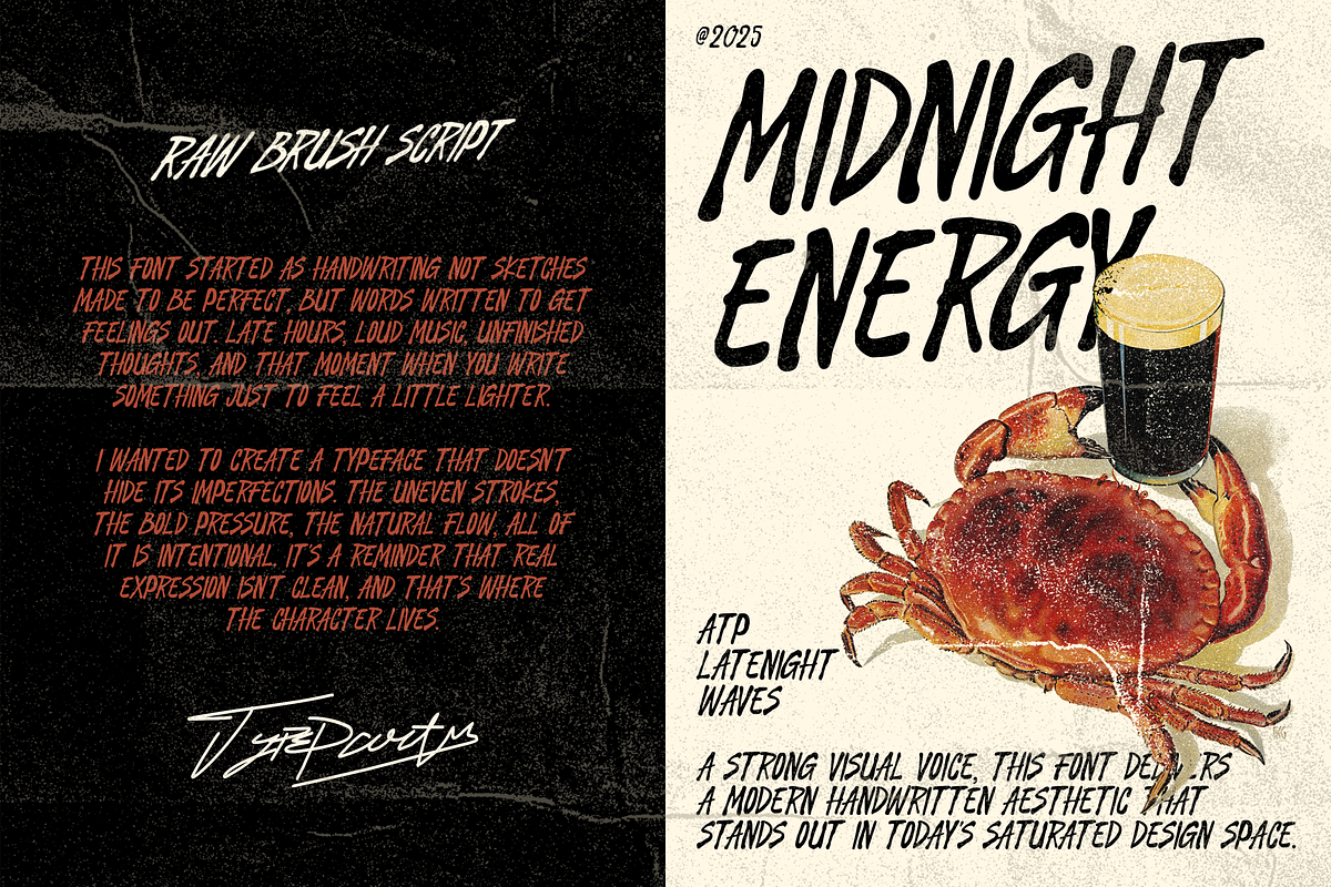 Latenight Waves - Modern Brush Font, a Handwritten Font by Typeparties (Photo 6 of 9)