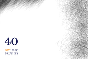 Hair Brushes for Photoshop, a Brush Add-On by Jinro (Thumbnail 3 of 9)
