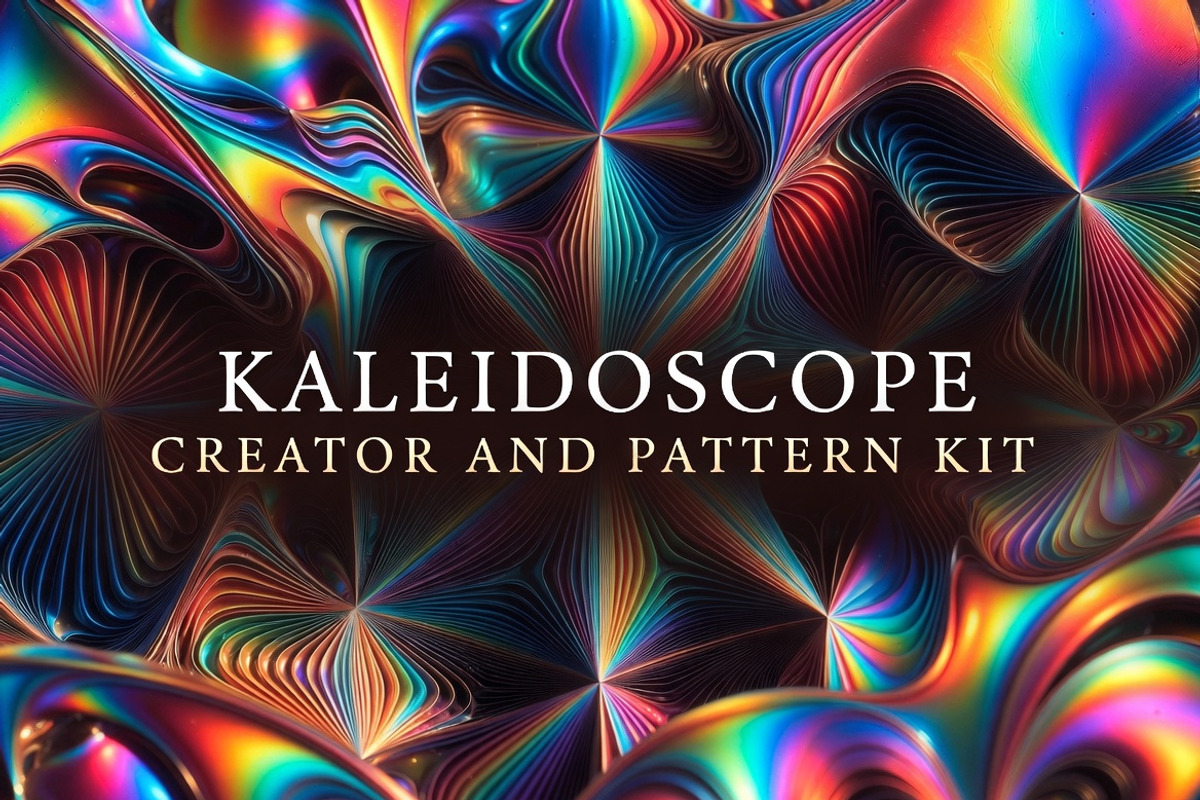 Kaleidoscope Pattern Generator AI, a Pattern Graphic by Dreamanart (Photo 3 of 3)