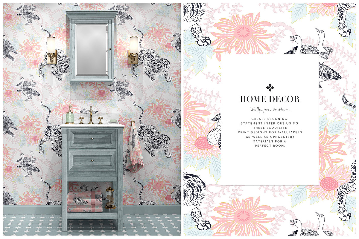 Kento Vector Prints & Motifs, a Pattern Graphic by Pink Linen (Photo 8 of 12)