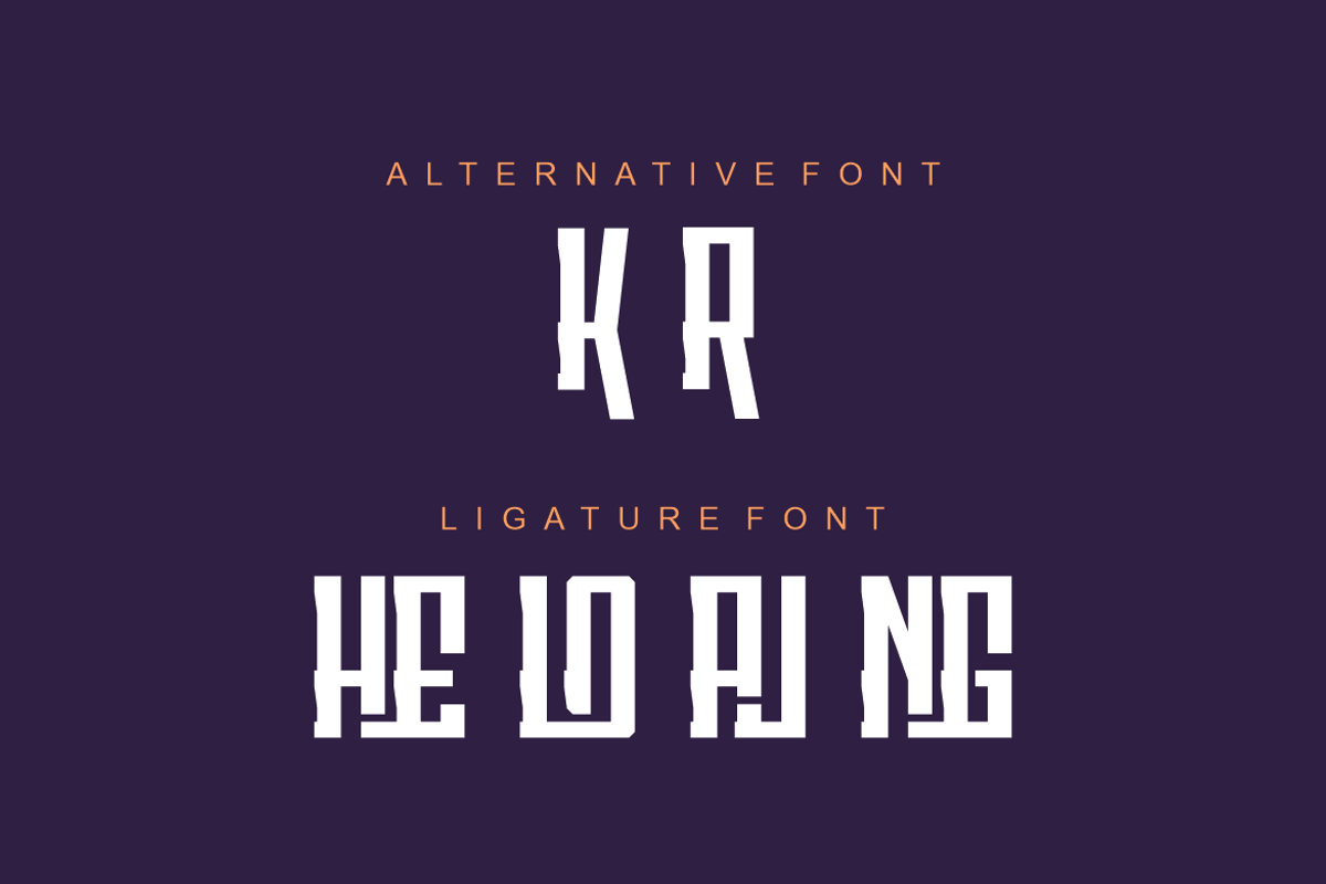 Kalonger Font, a Serif Font by QR Design Studio (Photo 6 of 7)