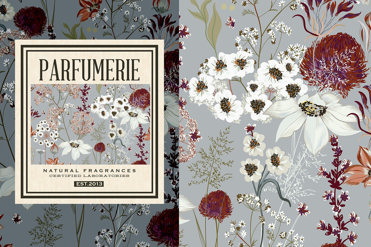 Wild meadow seamless pattern, a Pattern Graphic by FleurArt (Photo 4 of 6)