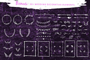 Wedding Watercolor Hand-drawn Set, an Invitation Template by Spencerian Sisters (Thumbnail 6 of 7)