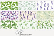 70 kitchen herb seamless pattern, a Pattern Graphic by Poppy Lane Studio (Thumbnail 3 of 10)