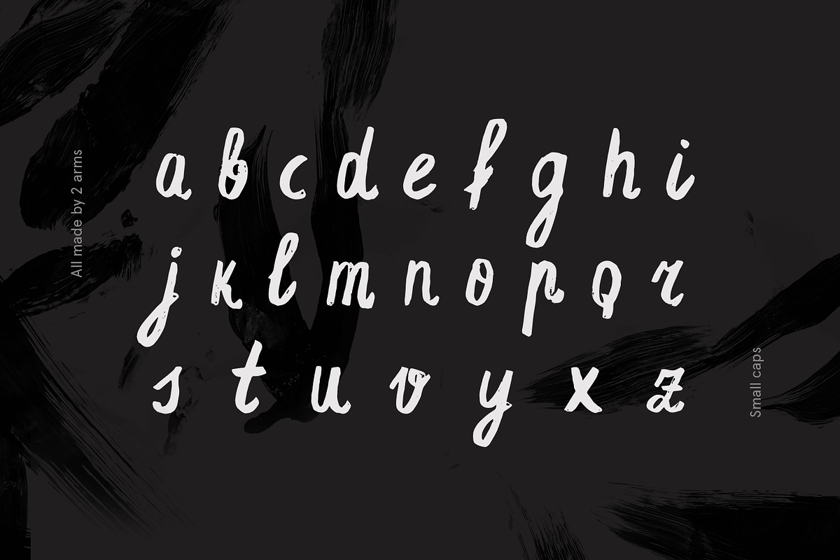 Espa Extended Brush Font preview 5