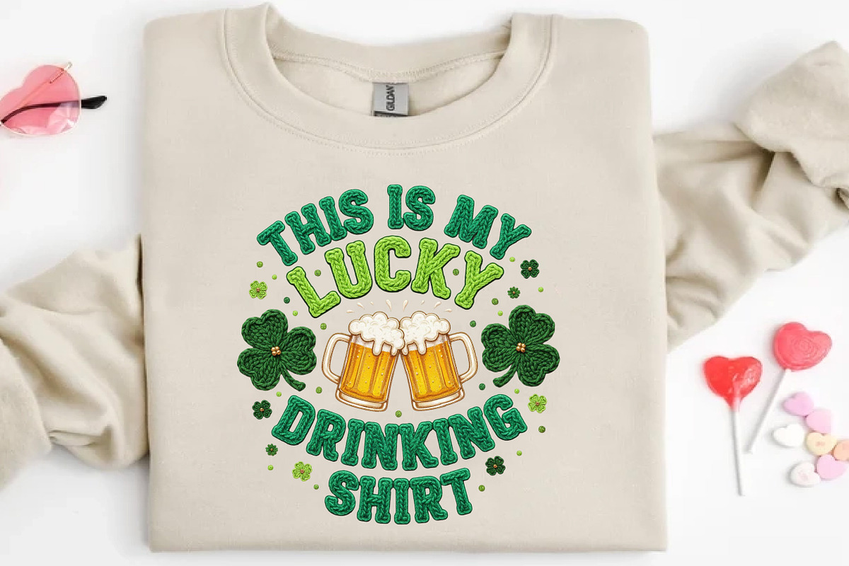 This is my lucky drinking shirt Png, an Illustration by DreamCafeArt (Photo 5 of 8)