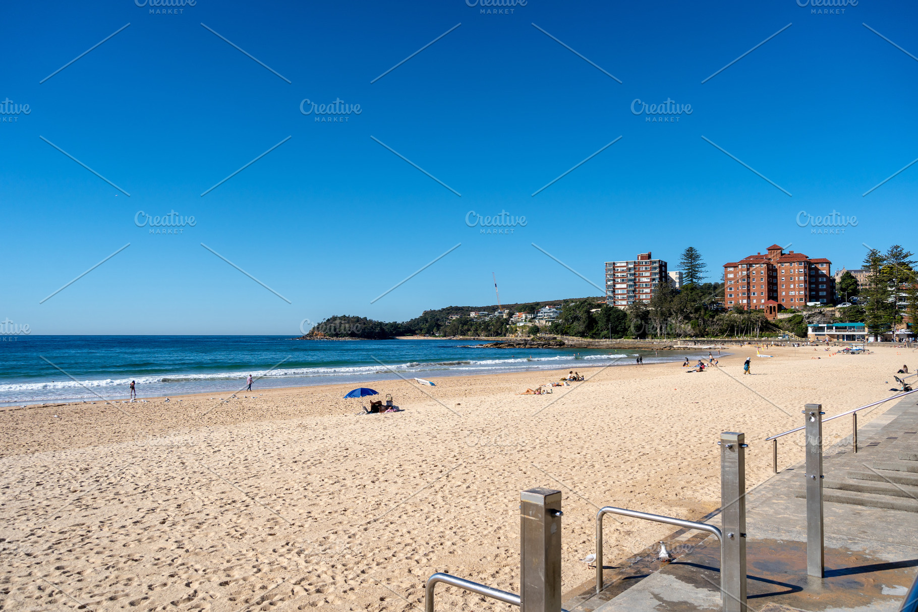 Manly Beach coastline in Sydney, Australia, a Nature Photo by GoodGoods