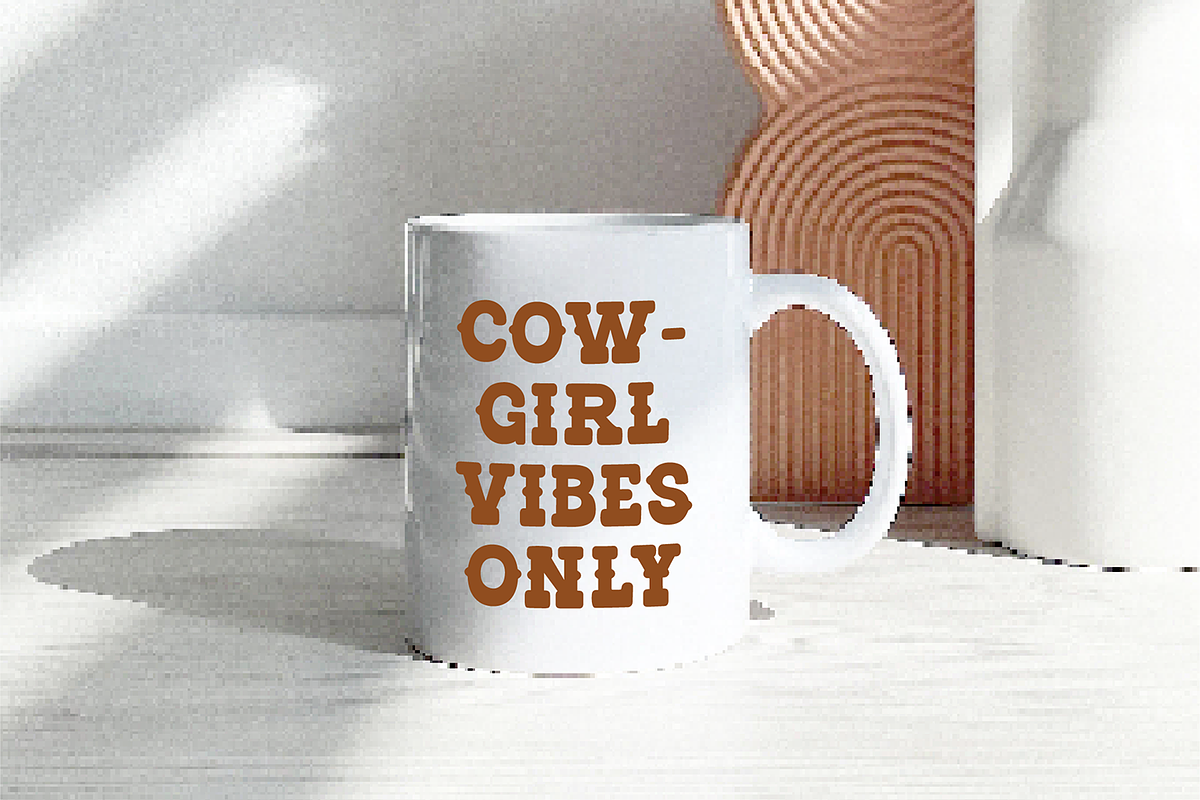 LONGHORN Bold Soft Western Font, a Slab Serif Font by Blush Font Co. (Photo 4 of 6)
