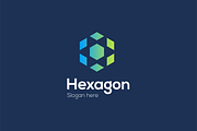 Hexagon logo, a Branding & Logo Template by Vitalliy (Thumbnail 2 of 2)