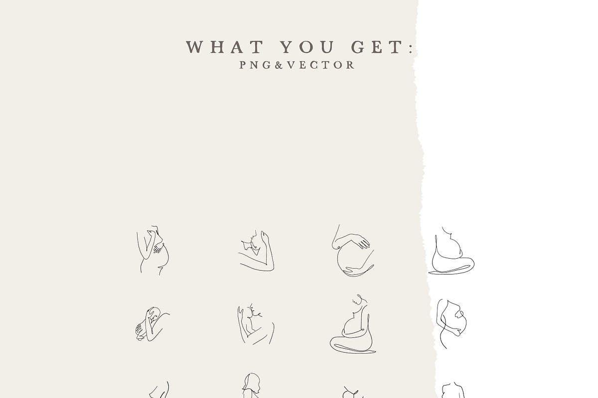 BELLY LOVE NO.2 / vector & png, an Illustration by KruthDesign (Photo 2 of 9)