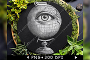 Globe Eye Watcher Geography World, a Background Graphic by LaseredNinja (Thumbnail 5 of 7)