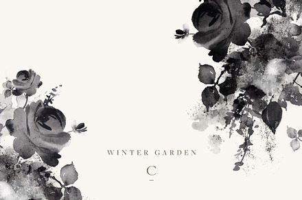 Winter Garden Clip Art