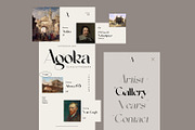 Agoka Modern Classic Typeface, a Serif Font by delipensil (Thumbnail 6 of 11)