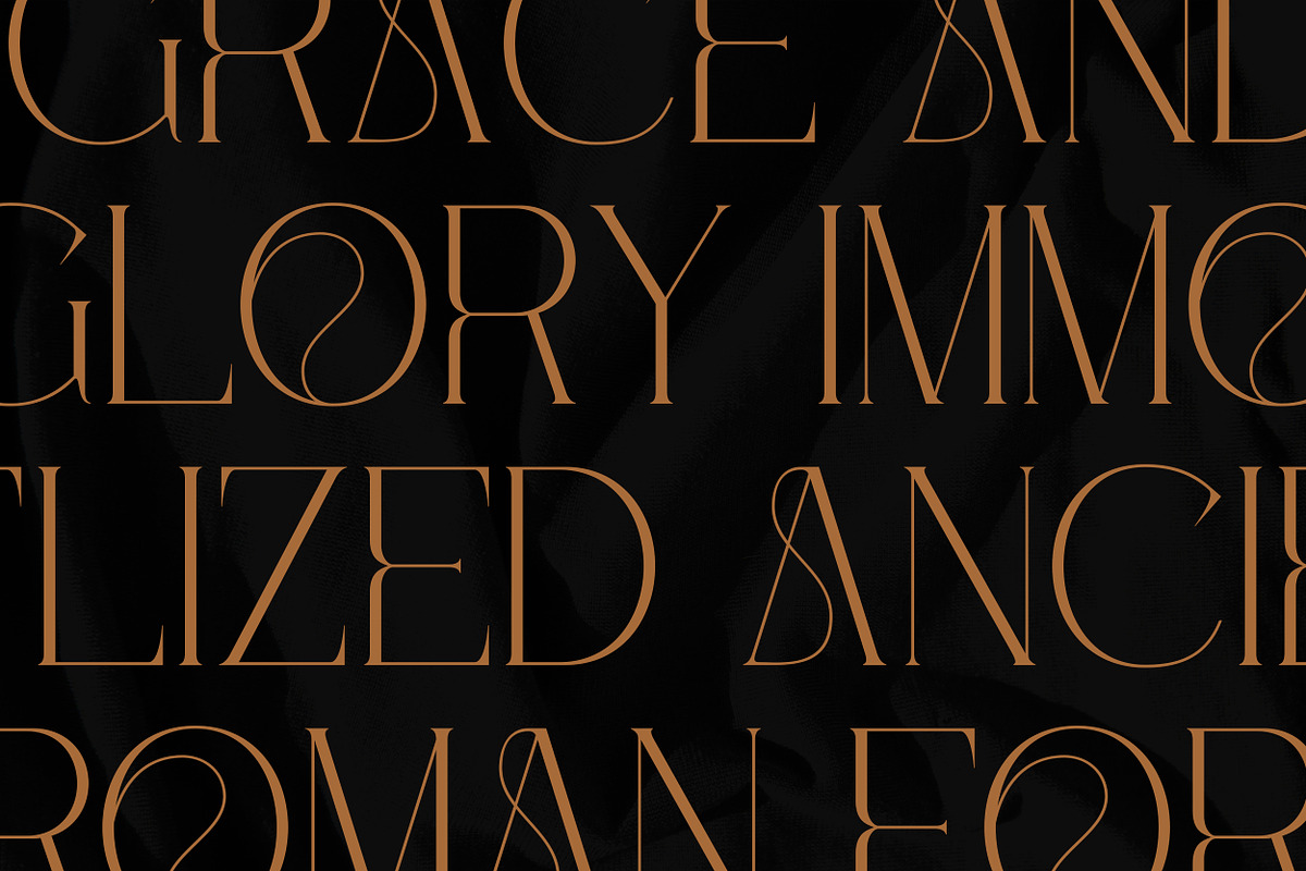 Ozean | Luxury Serif Font, a Serif Font by Mahesans Co (Photo 7 of 10)