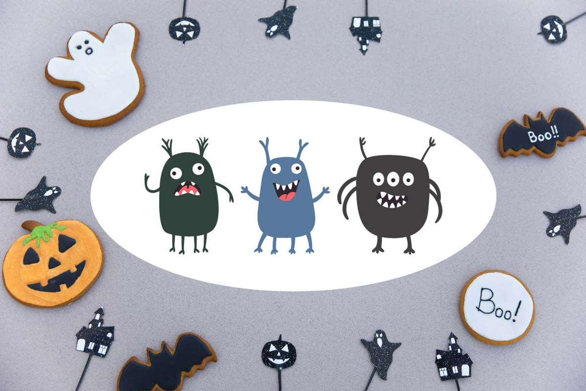 24 Cute Crazy Ugly Monster Character, an Animal Illustration by jongcreative (Photo 7 of 9)