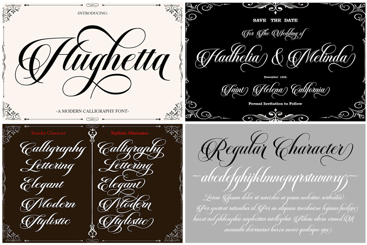 The Modern Calligraphy Font Bundle, a Script Font by Has_rizal (Photo 12 of 28)