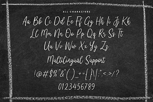 Manlychalk A Script Chalk Font