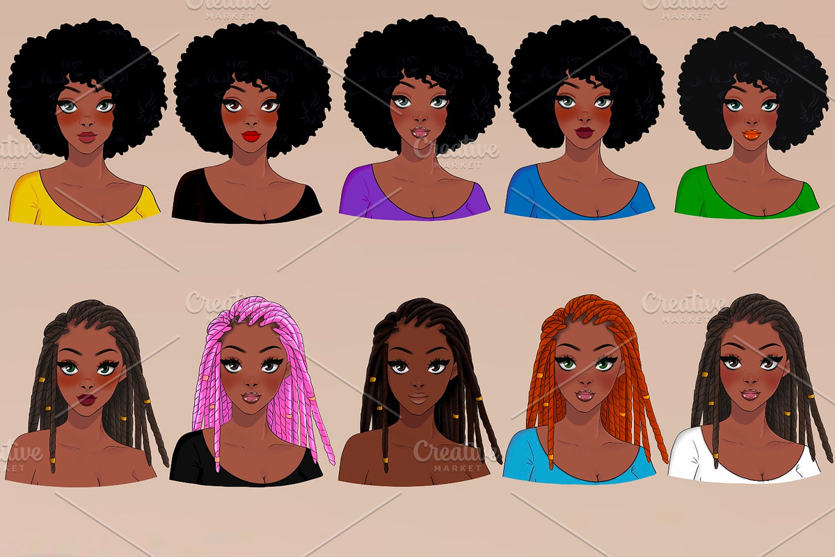 Black Women Portrait and Quotes, a Person Illustration by MarisoArt (Photo 2 of 5)