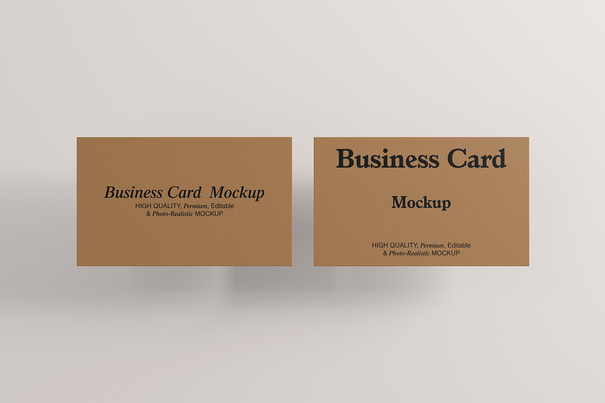 Embossed Business Card Mockup Set, a Product Mockup by Zumrod (Photo 4 of 10)