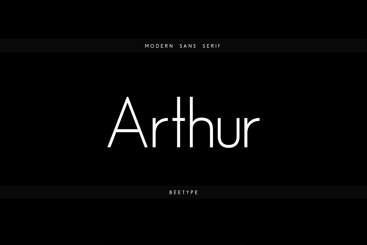 Arthur Elegant Sans, a Sans Serif Font by Design Stag (Photo 1 of 4)