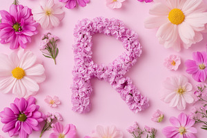 Spring holiday postcard with floral, a Photo by Dvoevnore photos