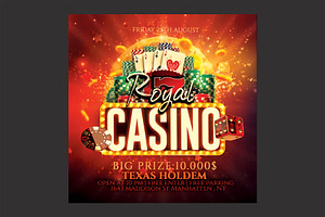 Casino Flyer, a Flyer Template by DSGraphicDesign