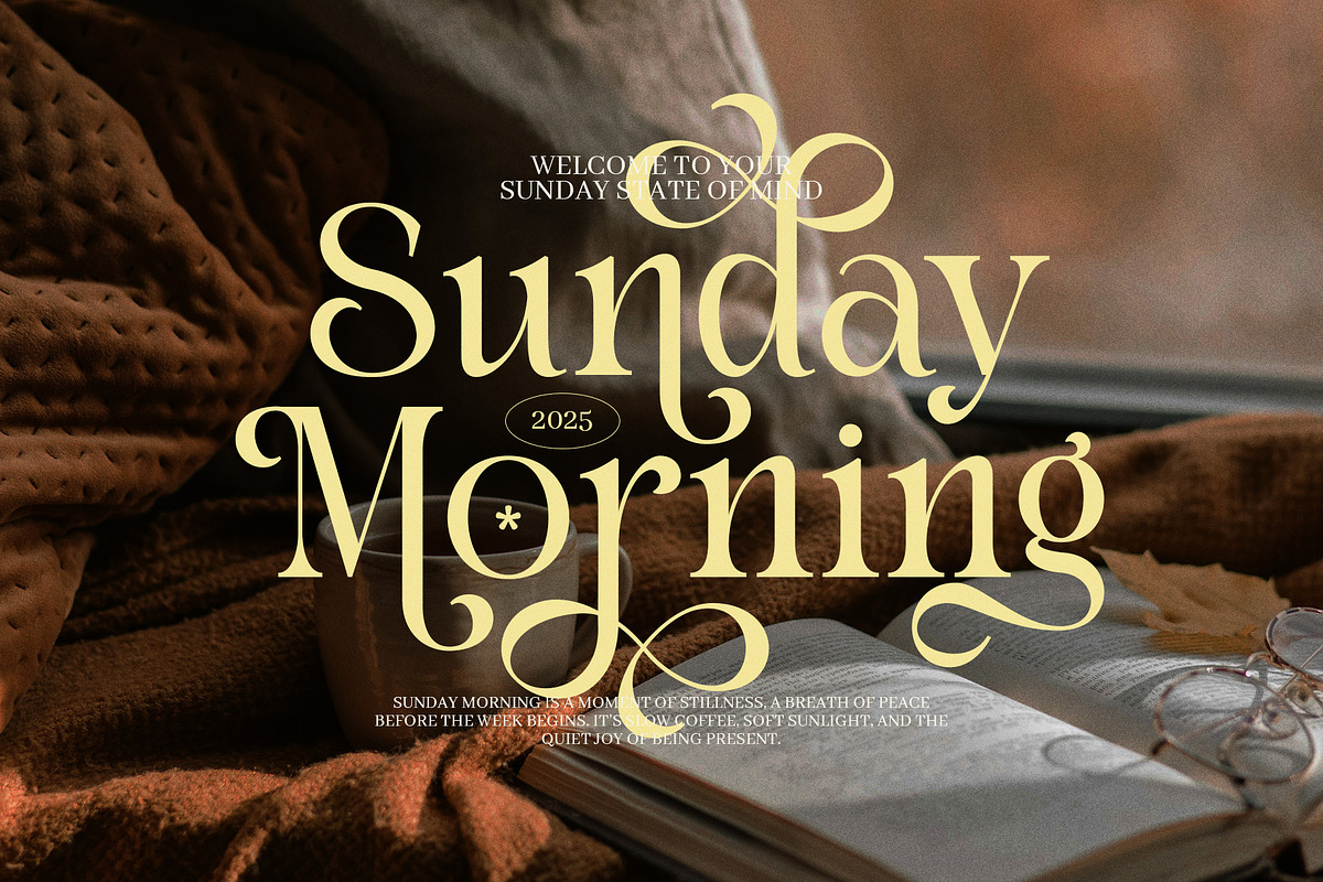 Bold Hiden Calligraphy Serif Font, a Serif Font by Perfectype (Photo 5 of 7)
