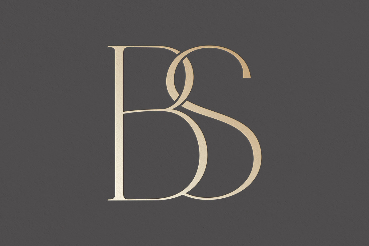 BS monogram logo, a Branding & Logo Template by LINKED LETTERS STUDIO