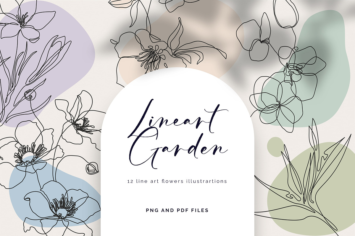 Lineart Garden, an Illustration by Tilling (Photo 1 of 3)