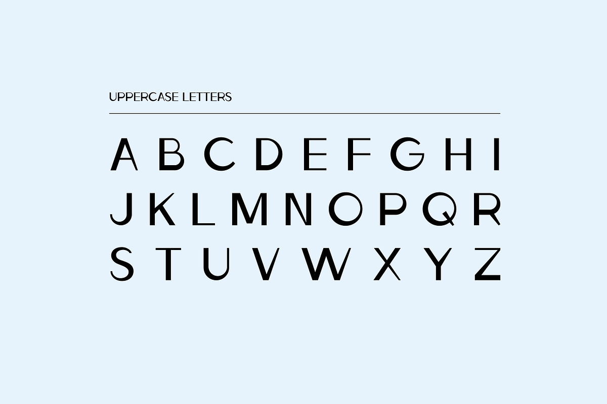 Ludeco Uppercase Modern Display Font, a Sans Serif Font by Wild Ones (Photo 2 of 8)