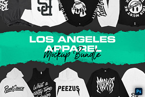 Los Angeles Apparel Mockups