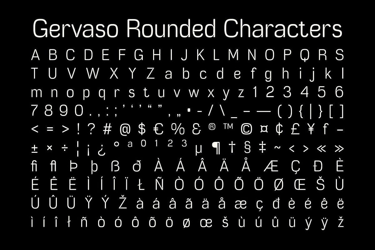 Gervaso Rounded, a Sans Serif Font by Craft Supply Co. (Photo 8 of 8)