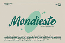 Mondieste - Casual Calligraphy Font