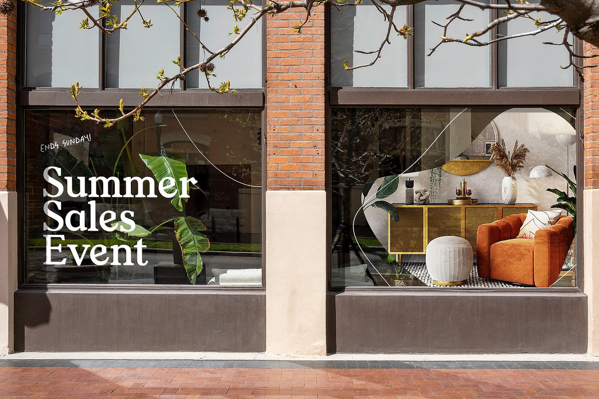 Storefront Window Decal Mockup, a Templates & Theme by Area Mockups (Photo 3 of 4)