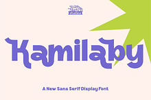 Kamilaby - Sans Serif Display Font