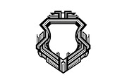 Art Deco Shield Frame SVG Bundle, an Illustration by Creativeshirt (Thumbnail 19 of 31)