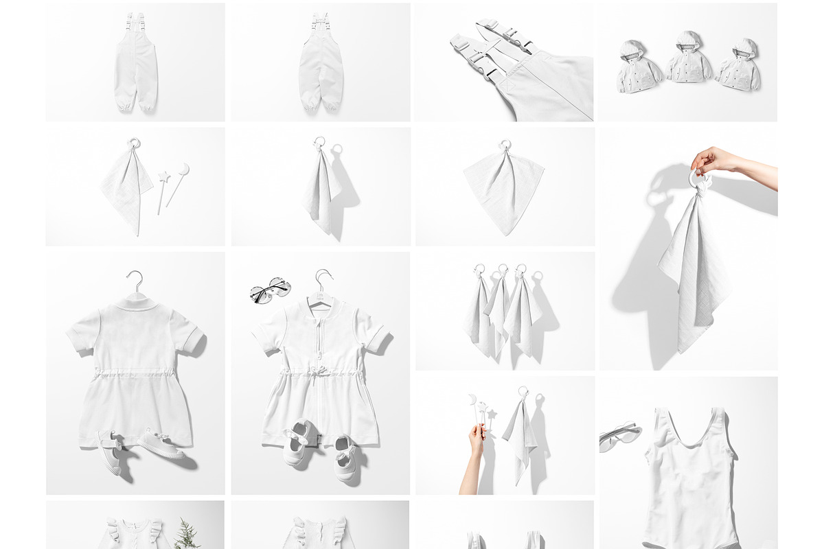 Little Fashion 2 Mockup Bundle, a Merchandise Mockup by creatsy5 (Photo 6 of 38)