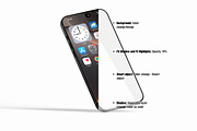 iPhone 16 Pro Max App Skin Mockup, an iPhone Mockup by GraphicVil (Thumbnail 3 of 9)