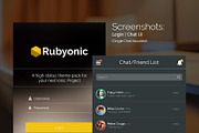 Rubyonic - Mobile PSD UI pack, a Graphic by Audacitus (Thumbnail 5 of 5)
