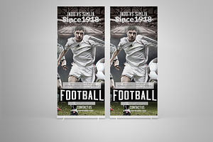 Football Roll Up Banner Template