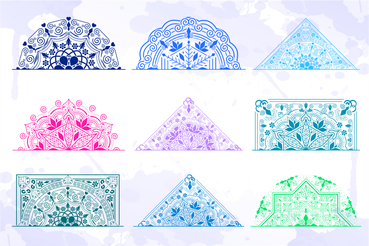 Mandala SVG Bundle, a Pattern Graphic by D2PUTRI (Photo 7 of 12)