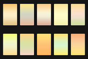 Flavescent Color Gradients