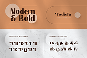 Podiefa, a Sans Serif Font by kerismaker (Thumbnail 5 of 12)