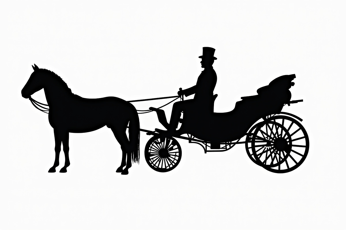 Vintage Horse Carriage Bundle, an Illustration by jahid234 (Photo 3 of 7)