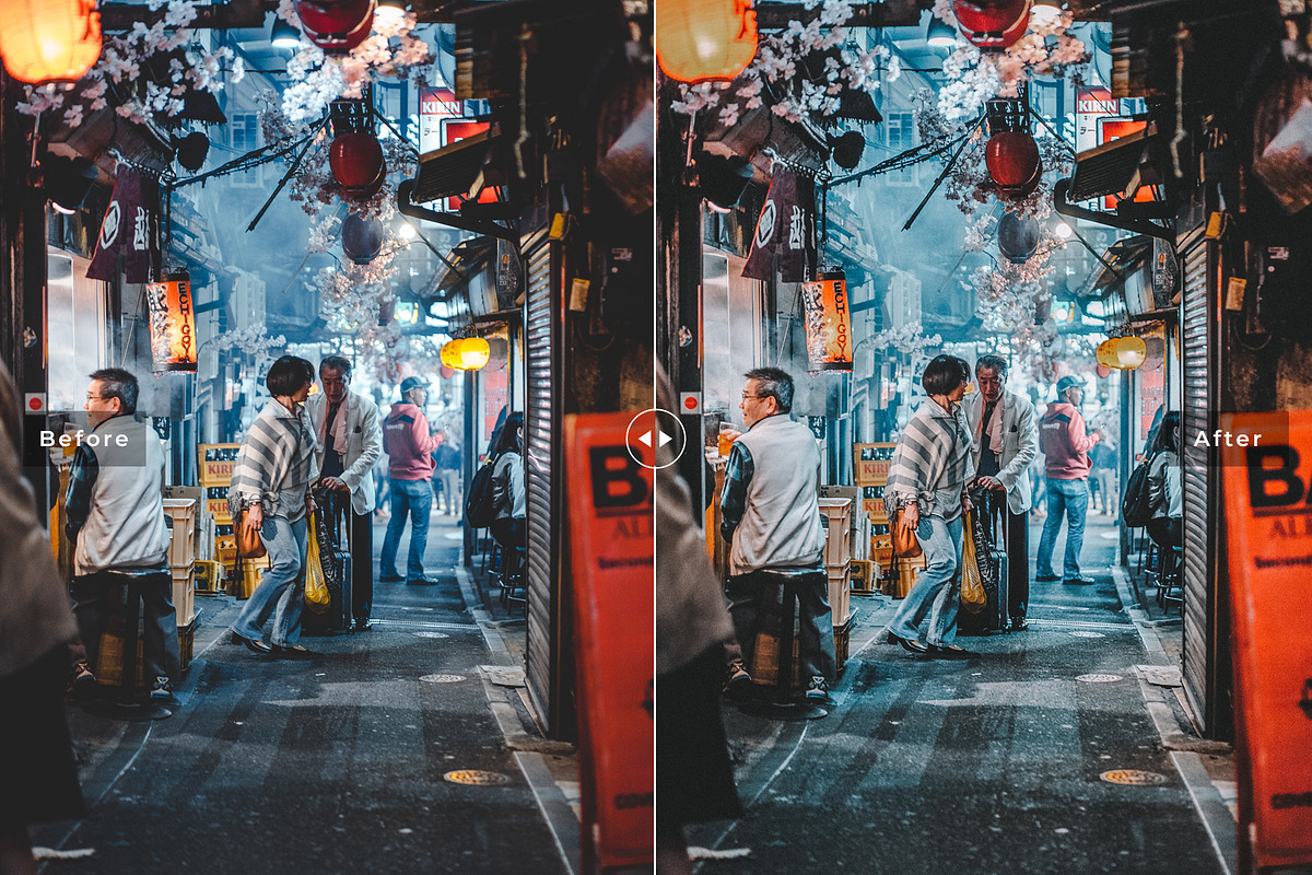 Tokyo Lightroom Presets Pack, an Action Add-On by Creativetacos (Photo 2 of 6)