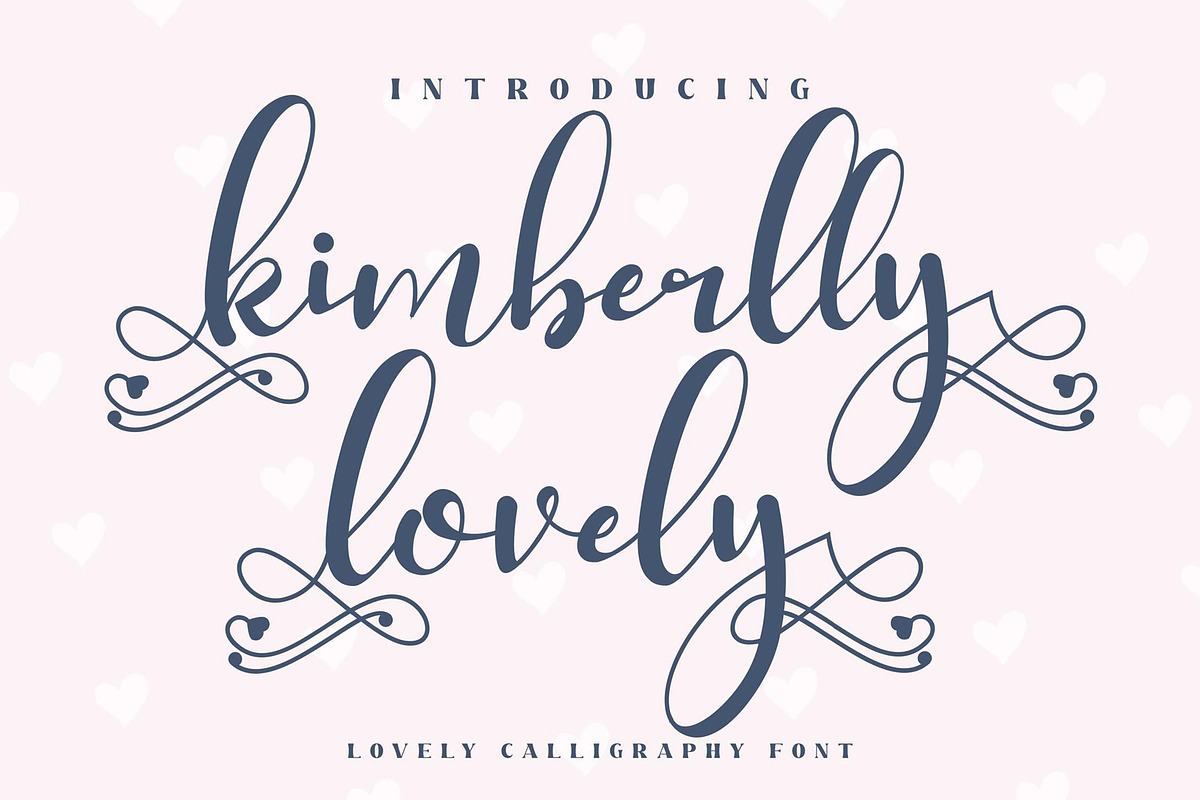 Kimberlly Lovely Script LS, a Script Font by GranzCreative (Photo 1 of 20)