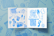 Knitting Lineart, a Work Illustration by Carpet Tapete Pretzel (Thumbnail 3 of 6)