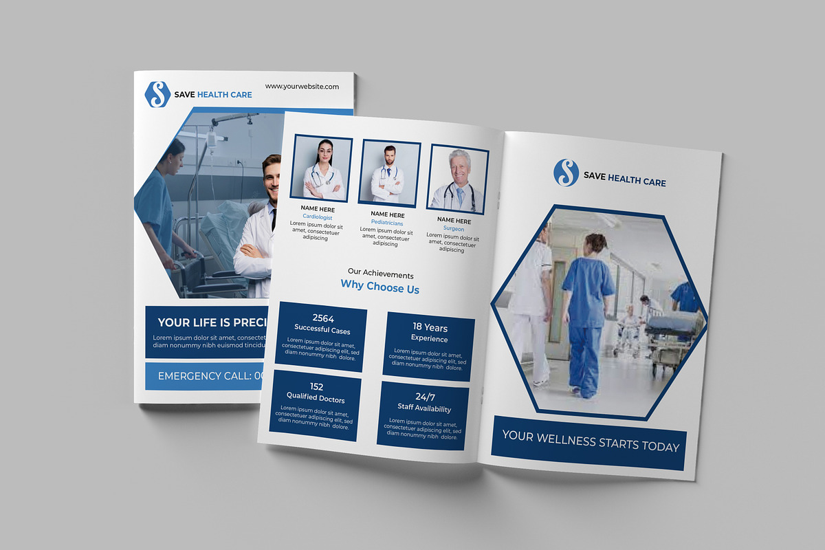 16 Page Healthcare Brochure Template, a Brochure Template by ferdousi0791 (Photo 8 of 8)